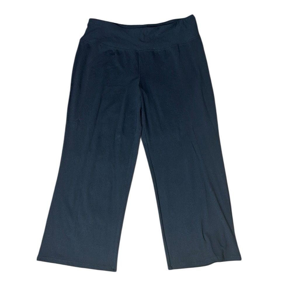 Habitat‎ clothing women’s large core travel flood pants black new 55962